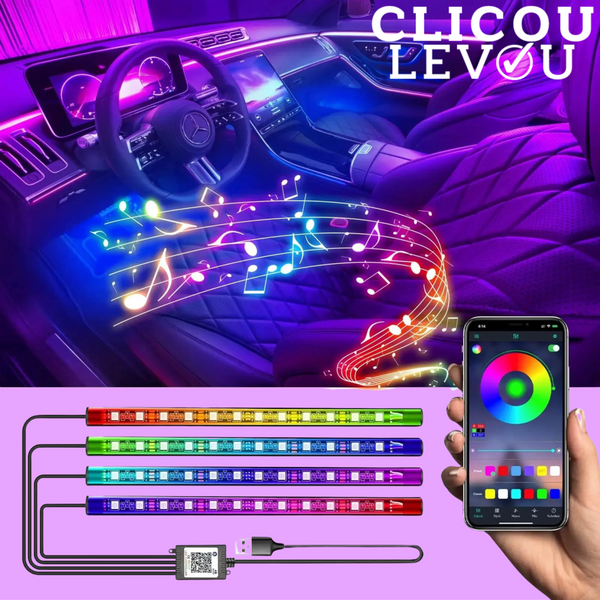 Kit de Iluminação LED RGB - Controle Remoto e App para controlar!!