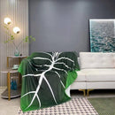 Colcha de Cama -  Cobertor de Folha Gigante